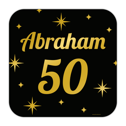 Abraham Deurbord 50cm van Paper Dreams koop je bij Partywinkel