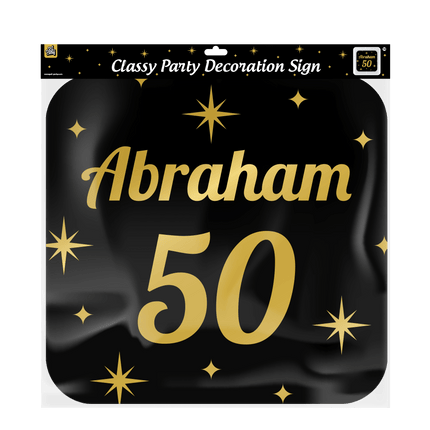 Abraham Deurbord 50cm van Paper Dreams koop je bij Partywinkel