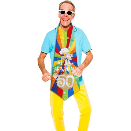 Abraham Stropdas XL 1m van Folat koop je bij Partywinkel