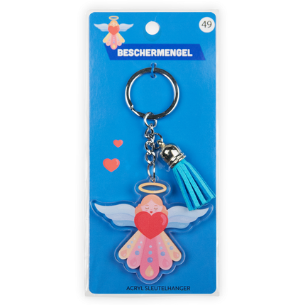 Acryl Sleutelhanger Beschermengel