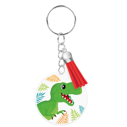 Acryl Sleutelhanger Dino