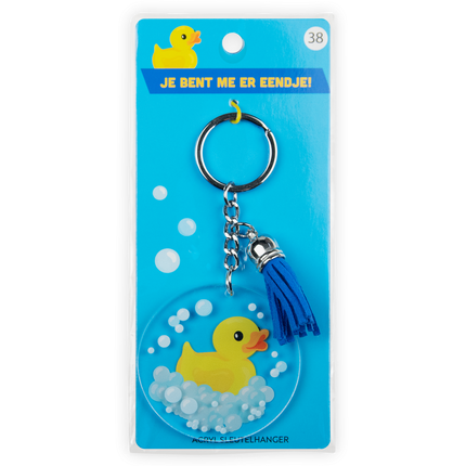 Acryl Sleutelhanger Eendje