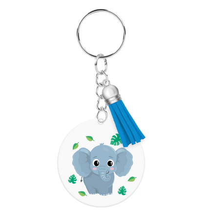 Acryl sleutelhanger Olifant