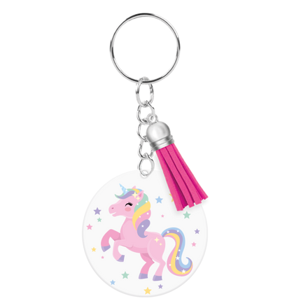 Acryl Sleutelhanger Unicorn