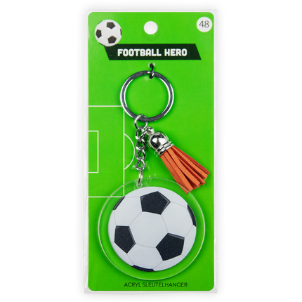 Acryl Sleutelhanger Voetbal