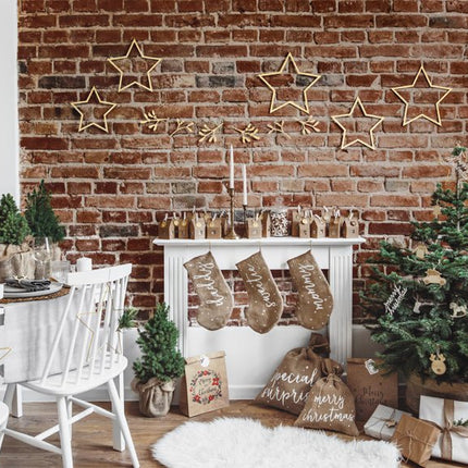 Adventkalender Huisjes van Partydeco koop je bij Partywinkel