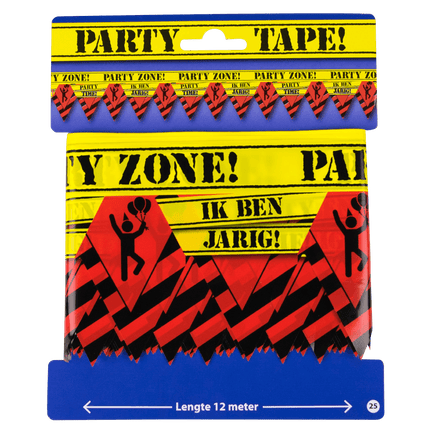 Afzetlint Ik Ben Jarig 12m van Paper Dreams koop je bij Partywinkel