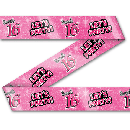 Afzetlint Sweet 16 12m van Paper Dreams koop je bij Partywinkel