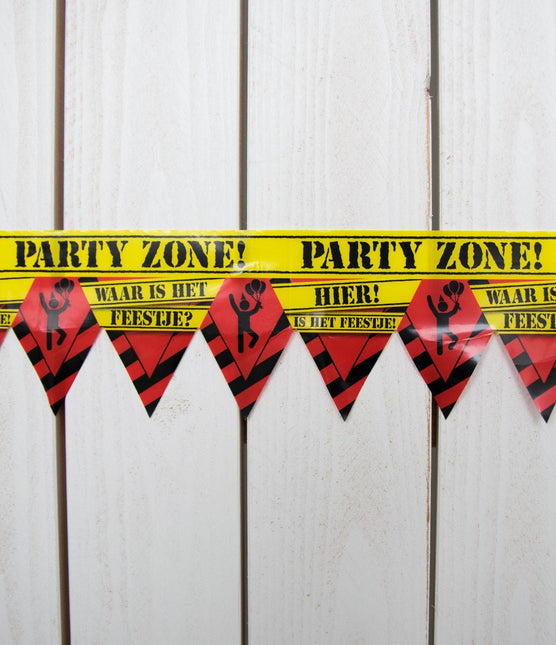 Afzetlint Waar is het Feestje 12m van Paper Dreams koop je bij Partywinkel