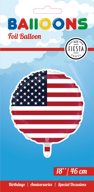 Amerika Helium Ballon Leeg 45cm van WeFiesta koop je bij Partywinkel
