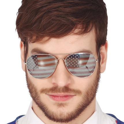 Amerikaanse Bril van Fiestas Guirca koop je bij Partywinkel