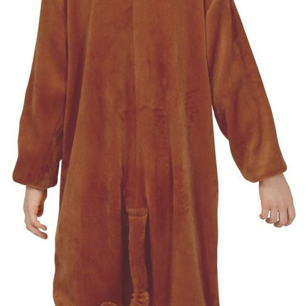 Apen Onesie Kind Bruin 5 - 6 jaar | 110 - 115cm van Fiestas Guirca koop je bij Partywinkel