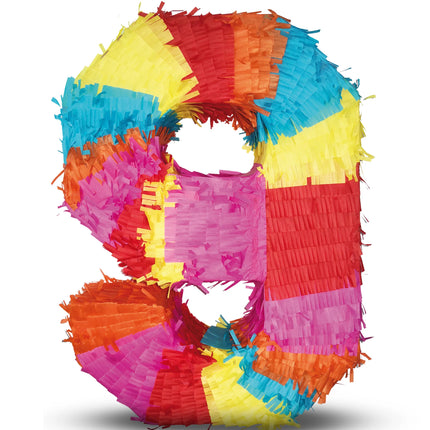 Cijfer 9 Piñata 45cm