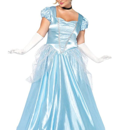 Assepoester Jurk Blauw Dames Classic Leg Avenue van Leg Avenue koop je bij Partywinkel