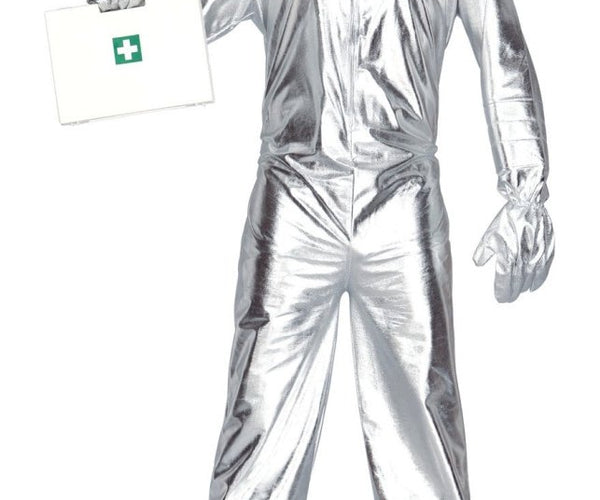 Festas Gurca Kostüm, Astronauten Overall n Orange für Herren ohne