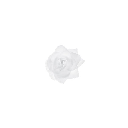 Autodecoratie Rozen Wit 9cm 24st van Partydeco koop je bij Partywinkel