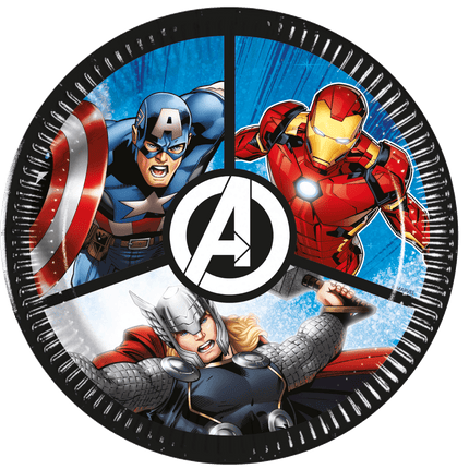 Avengers Borden 20cm 8st van Procos koop je bij Partywinkel