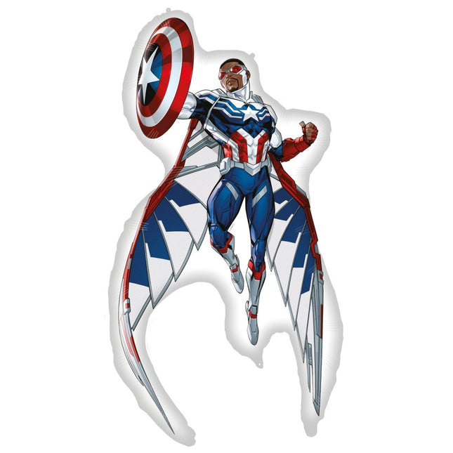 Avengers Helium Ballon Sam Wilson Leeg 93cm van Procos koop je bij Partywinkel
