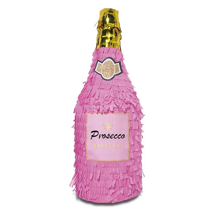Champagne Fles Pinata Roze 50cm