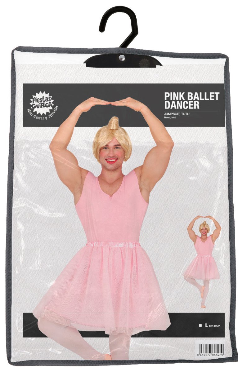 Ballerina Pak Roze Heren – Partywinkel