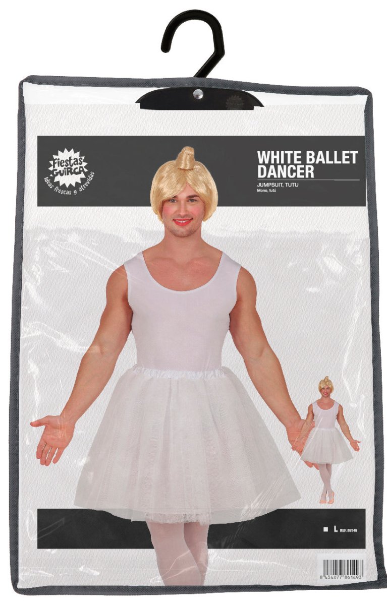 Ballerina Pak Wit Heren – Partywinkel - Main Image