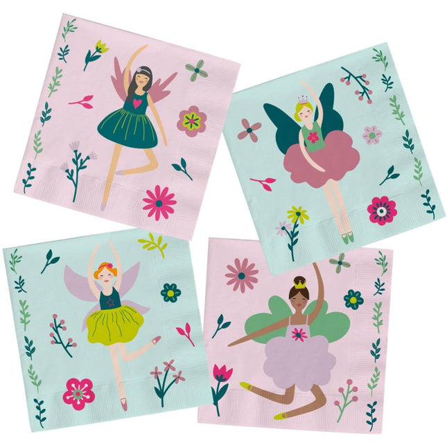 Ballerina Servetten 33cm 20st van Folat koop je bij Partywinkel