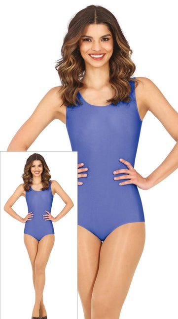 Balletpakje Blauw Dames Mouwloos van Fiestas Guirca koop je bij Partywinkel