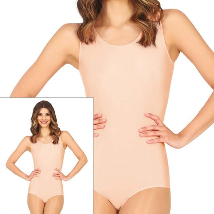Balletpakje Nude Dames Mouwloos van Fiestas Guirca koop je bij Partywinkel