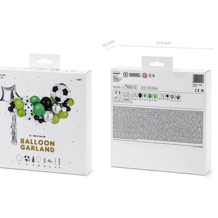 Ballon Slinger Voetbal 15 delig van Partydeco koop je bij Partywinkel