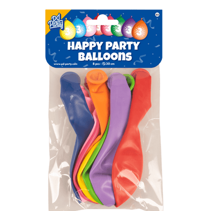 Ballonnen 3 Jaar Hoera 30cm 8st van Paper Dreams koop je bij Partywinkel