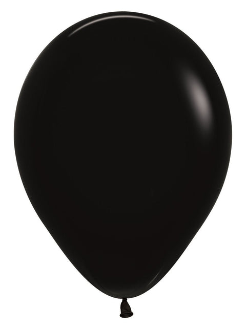 Ballonnen Black 30cm 50st van Sempertex koop je bij Partywinkel