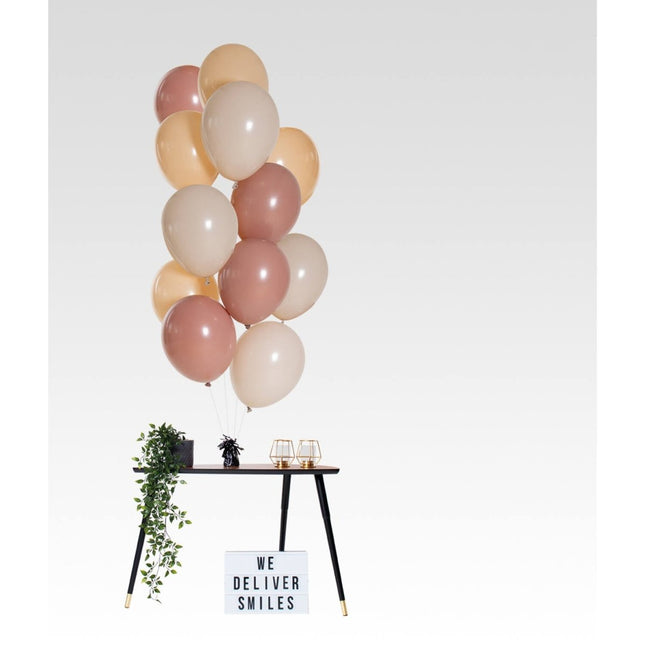 Ballonnen Blush Crush 33cm - 12 stuks van Folat koop je bij Partywinkel