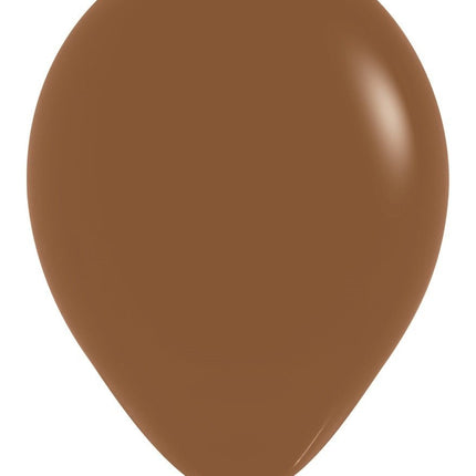 Ballonnen Coffee 30cm 50st van Sempertex koop je bij Partywinkel
