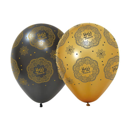 Ballonnen Hajj Mubarak 31cm 6st van WeFiesta koop je bij Partywinkel