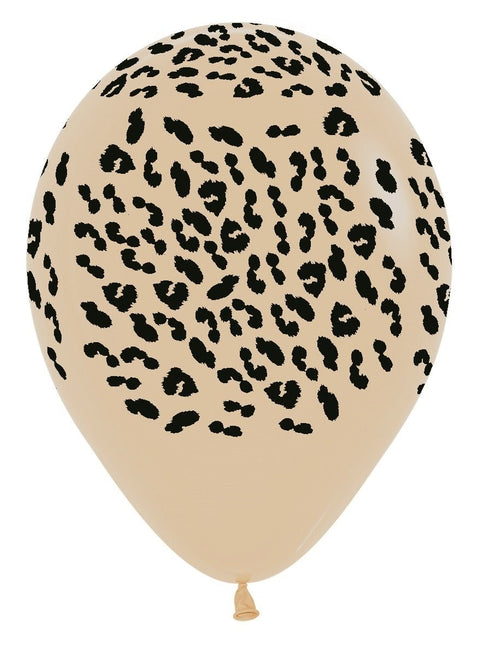 Ballonnen Jungle Stripes Mix 30cm 25st van Sempertex koop je bij Partywinkel