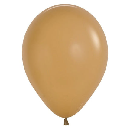 Ballonnen Latte 23cm 50st van Sempertex koop je bij Partywinkel