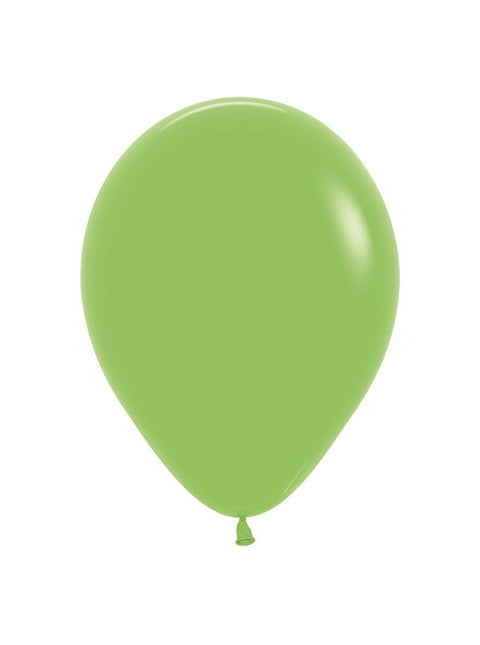Ballonnen Lime Green 23cm 50st van Sempertex koop je bij Partywinkel