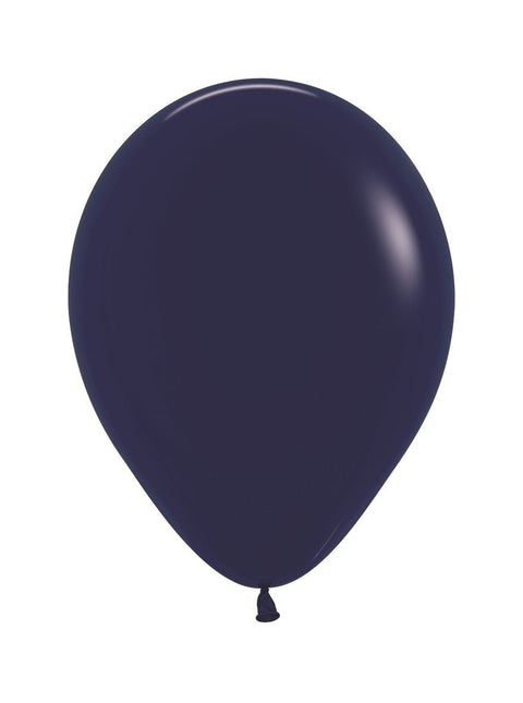 Ballonnen Navy Blue 25cm 100st van Sempertex koop je bij Partywinkel