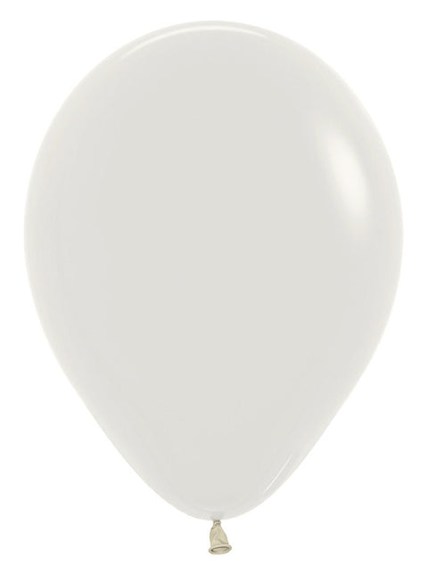 Ballonnen Pastel Dusk Cream 30cm 12st van Sempertex koop je bij Partywinkel