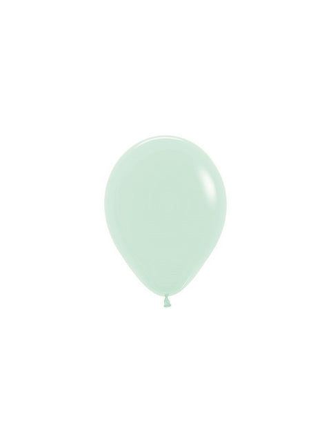 Ballonnen Pastel Matte Green 12cm 50st van Sempertex koop je bij Partywinkel