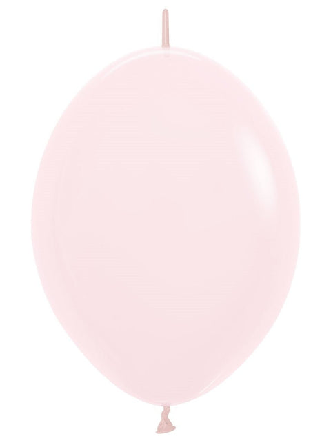 Ballonnen Pastel Matte Pink 30cm 50st van Sempertex koop je bij Partywinkel