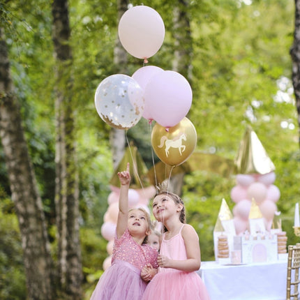 Ballonnen Prinsessen Unicorn 30cm 5st van Ginger Ray koop je bij Partywinkel