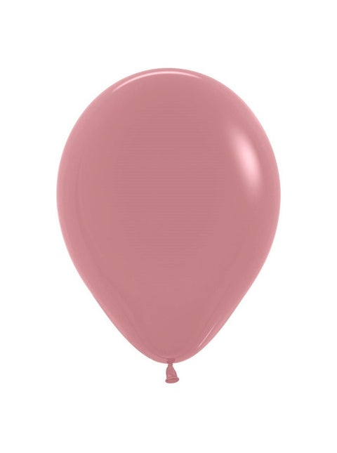 Ballonnen Rosewood 23cm 50st van Sempertex koop je bij Partywinkel