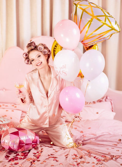 Ballonnen Set She Said Yes 6st van Partydeco koop je bij Partywinkel