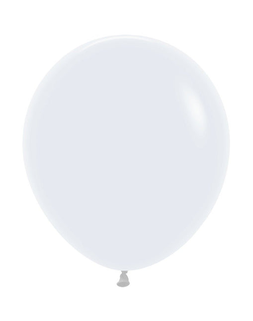 Ballonnen White 45cm 25st van Sempertex koop je bij Partywinkel