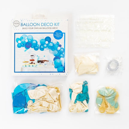 Ballonnenboog Zelf Maken Set Blauw 4m van WeFiesta koop je bij Partywinkel
