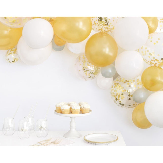 Ballonnenboog Zelf Maken Set Goud van Unique koop je bij Partywinkel
