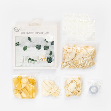 Ballonnenboog Zelf Maken Set Wit 4m van WeFiesta koop je bij Partywinkel