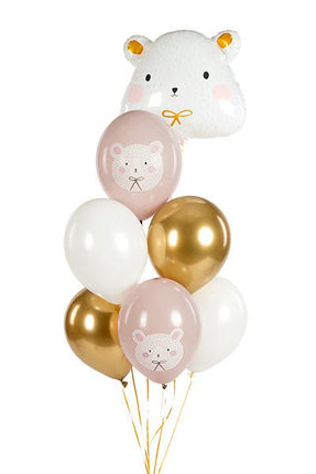 Balloons Ijsbeer Mix 30cm 6st van Partydeco koop je bij Partywinkel