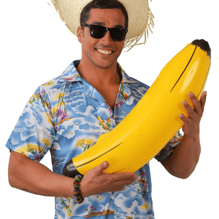 Banaan Opblaasbaar 70cm van Fiestas Guirca koop je bij Partywinkel